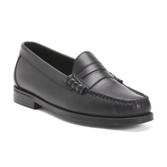 GH BASS Men\'s Leather Larson Easy Weejun Penny Loafers